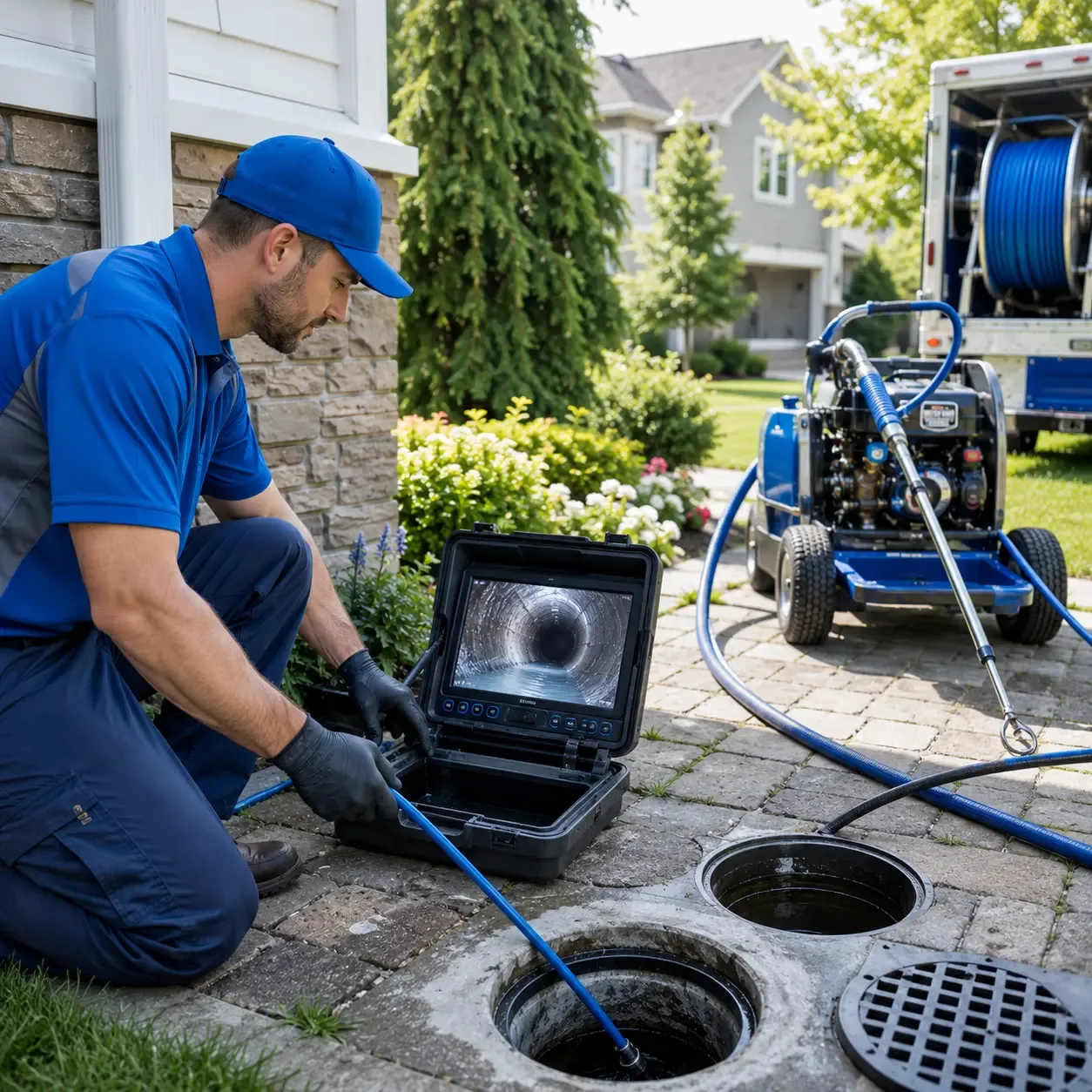 Outdoor drain cleaning professionals serving Old Forge, PA