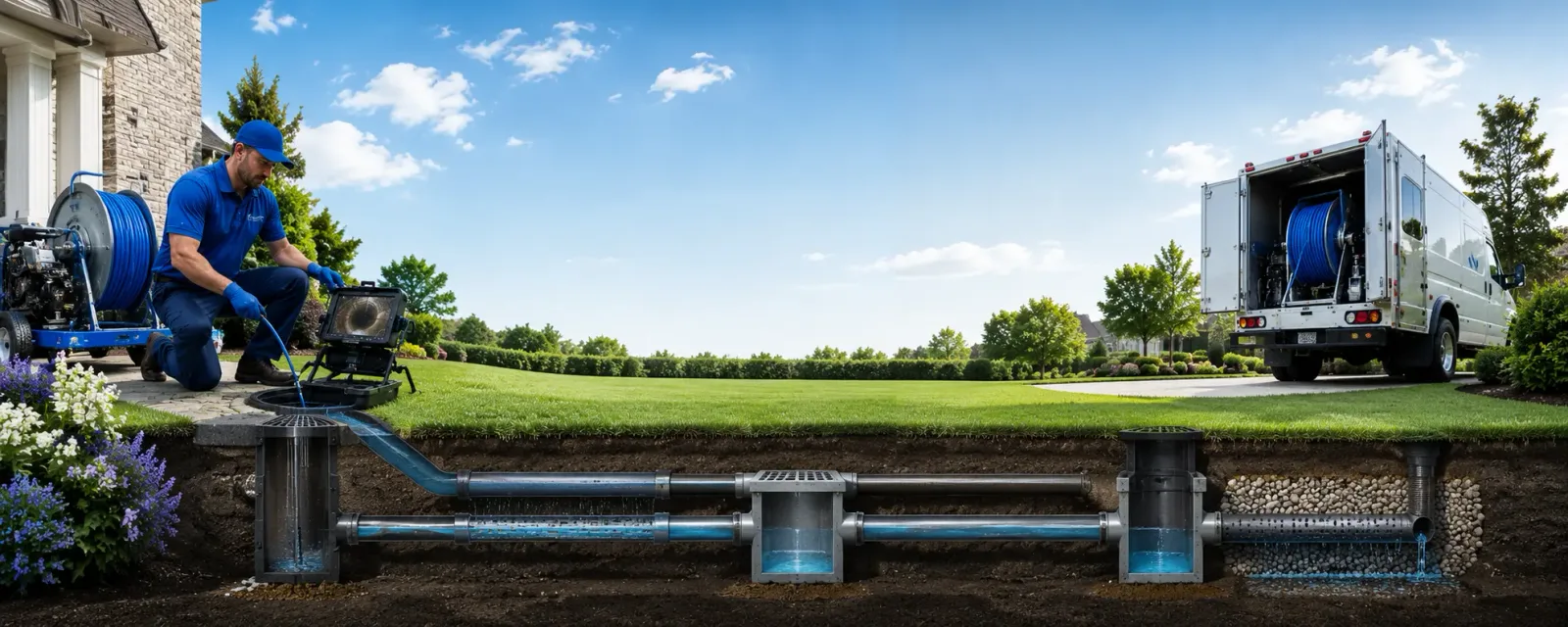 Outdoor drain cleaning information for Old Forge, PA